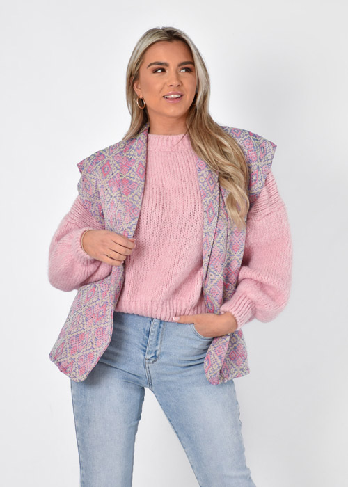 Rosie gilet lila