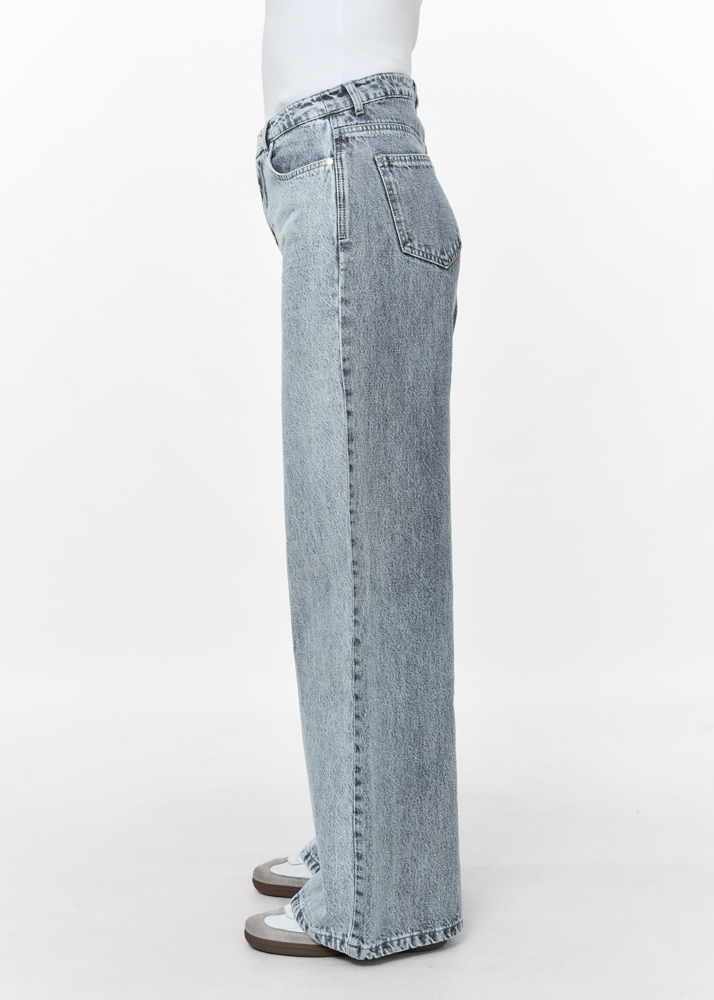Aurelia tweekleurige denim jeans