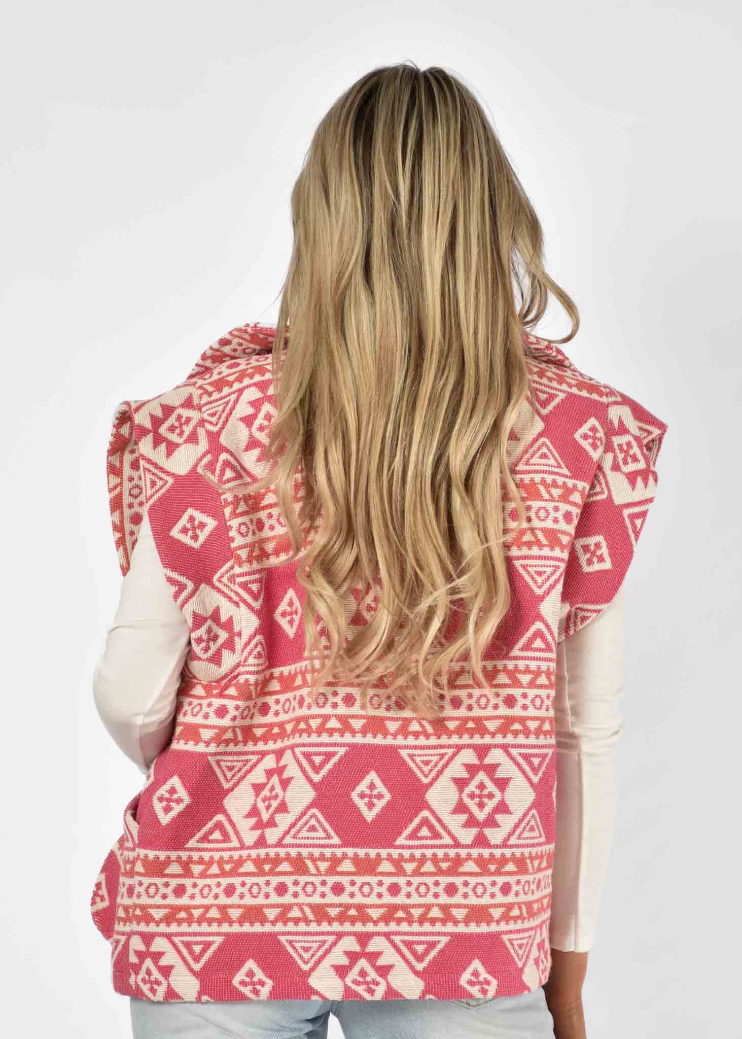 Bella gilet fuchsia