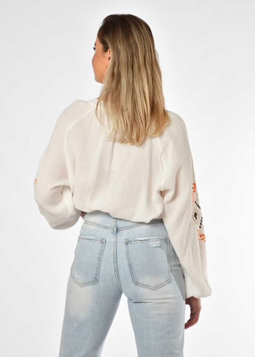 Madelon blouse oranje