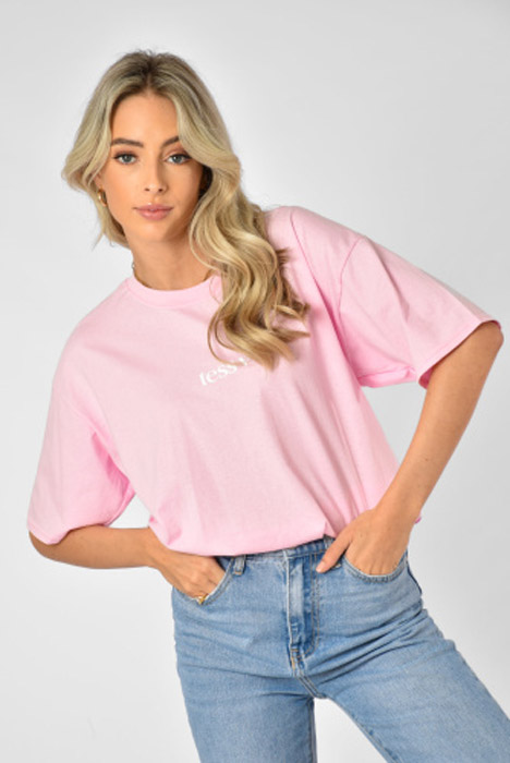 Brand t-shirt roze