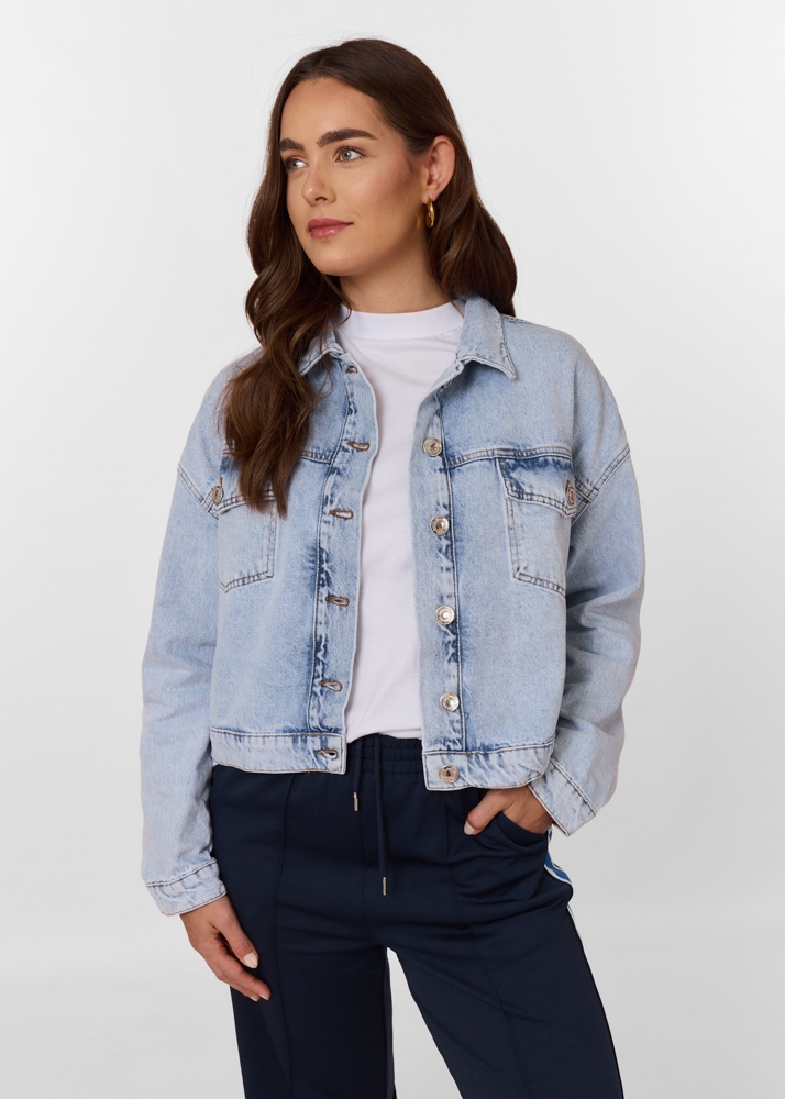 Myrthe denim jasje blauw