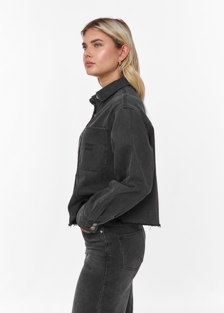Denim blouse