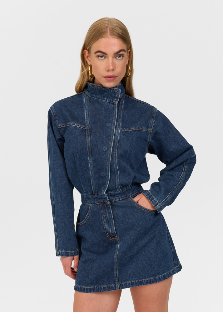 Iconic denim dress