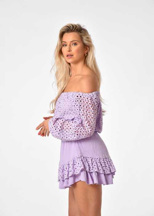 Jenna blouse lila