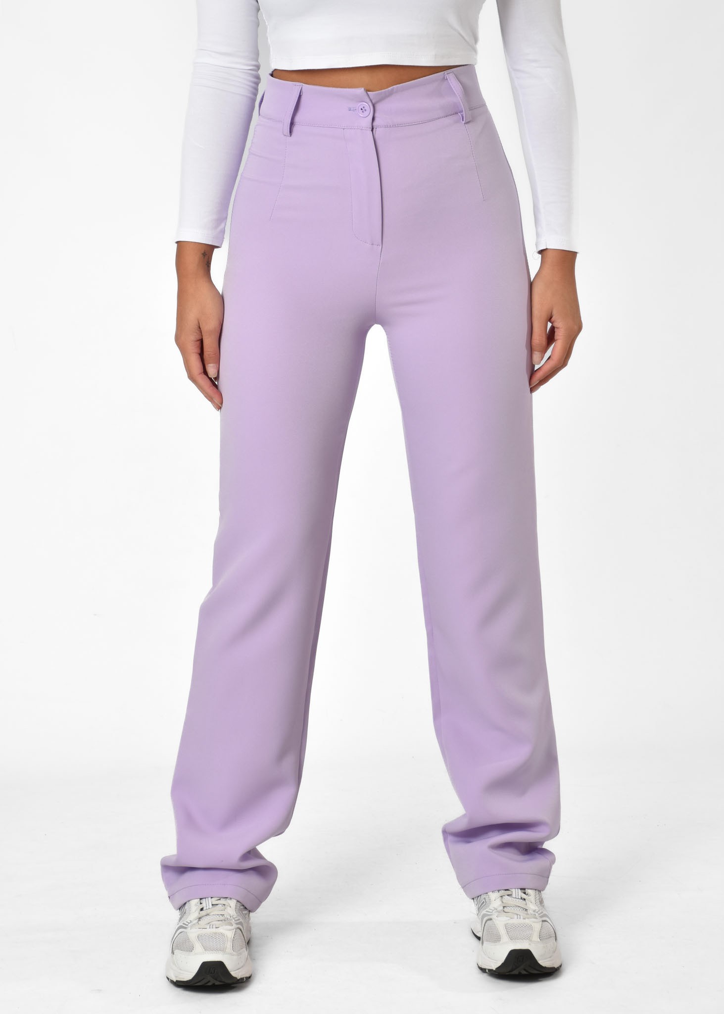 Lila pantalon dames | Broeken |