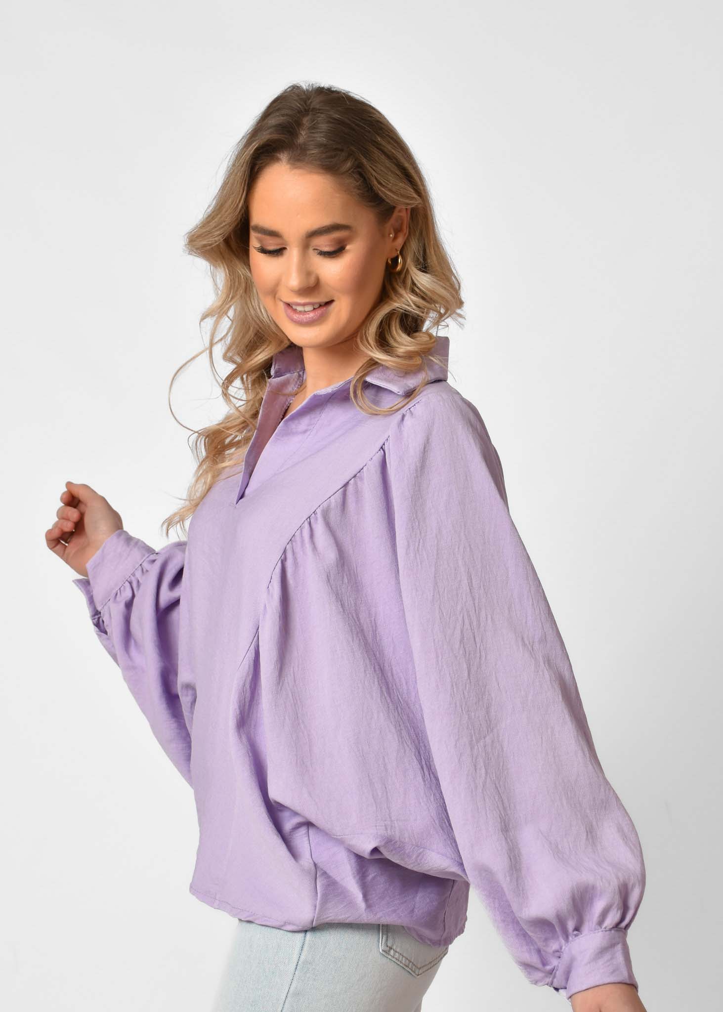Sarah blouse lila