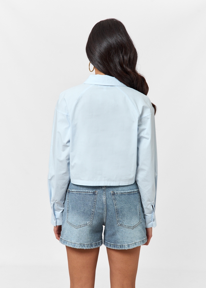 Friday Denim cropped blouse