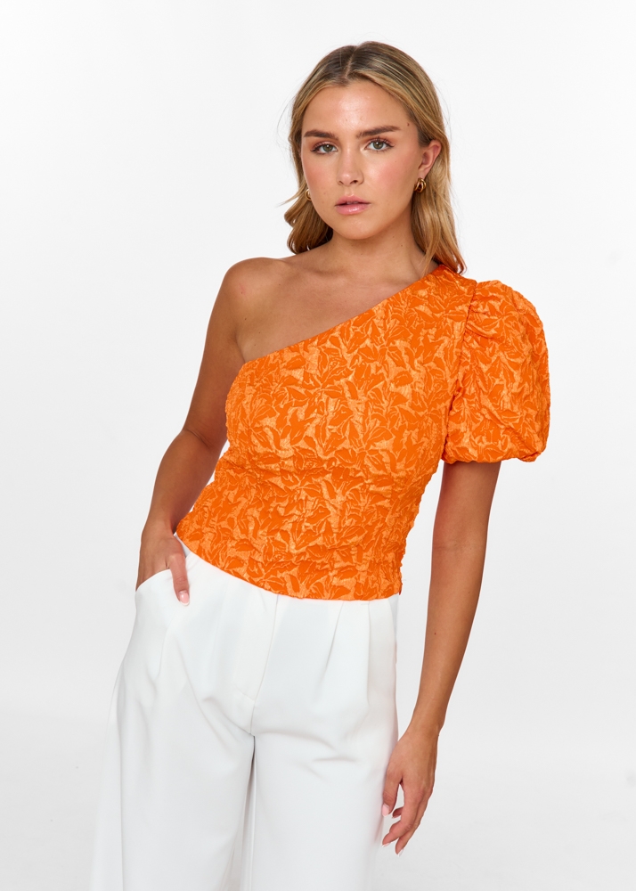 Marloes top oranje