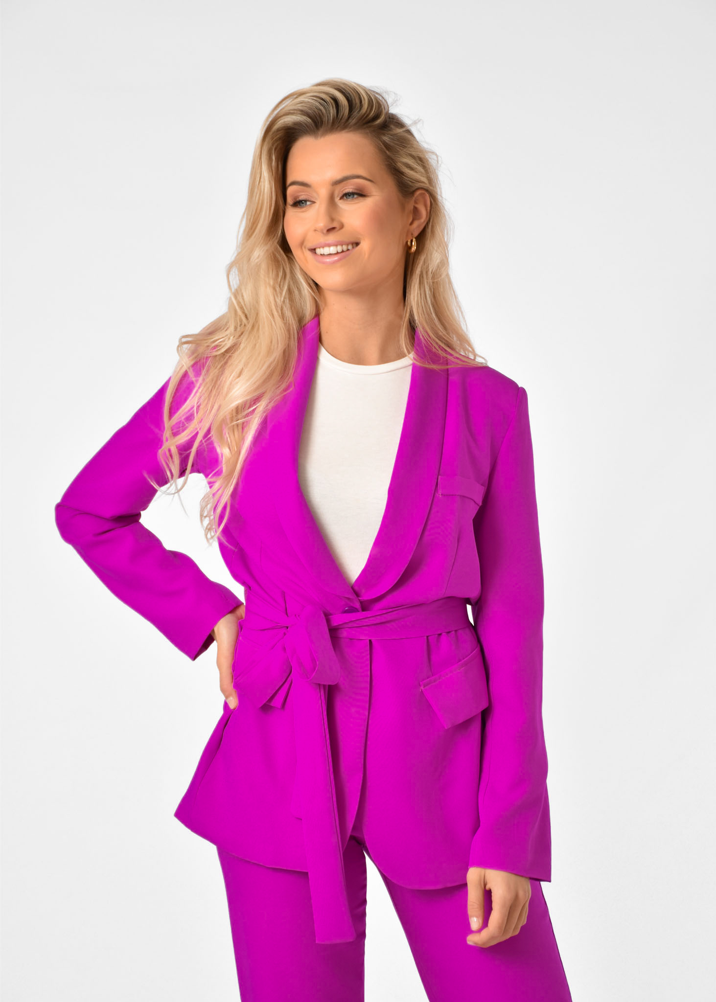 Femke blazer paars