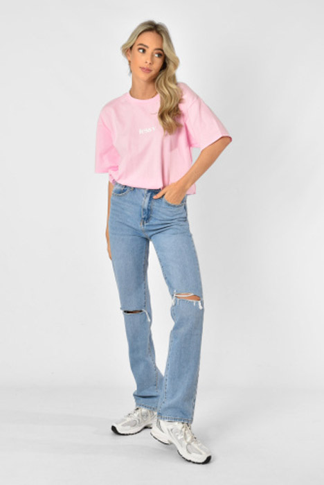 Brand t-shirt roze