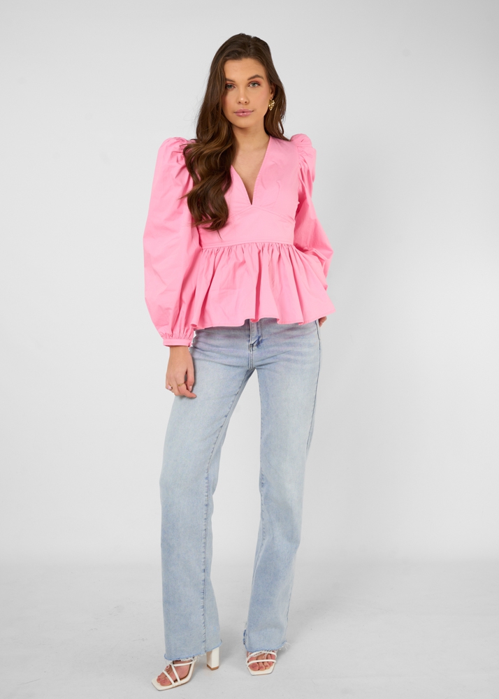 Nola top roze