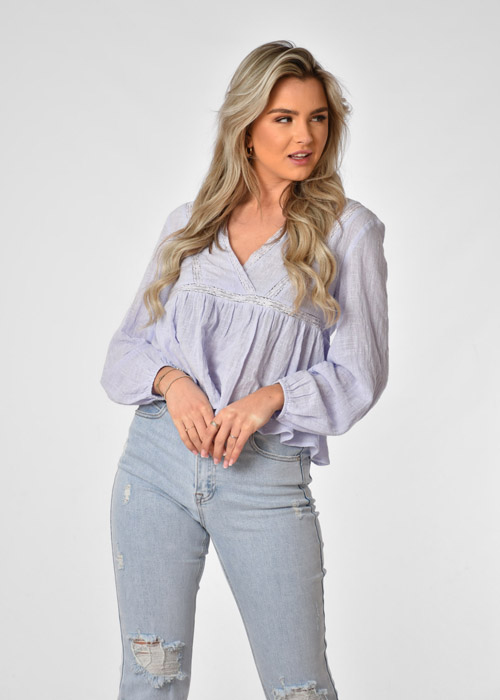 Candace top lila