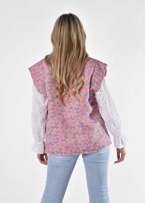 Rosie gilet lichtpaars