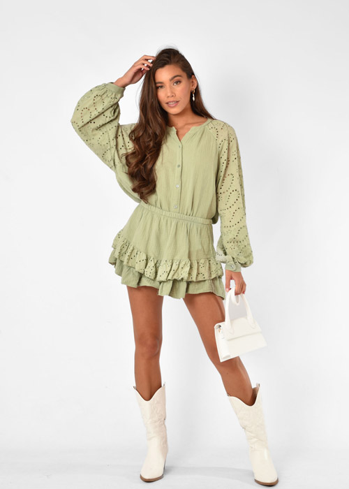 Roxy blouse groen