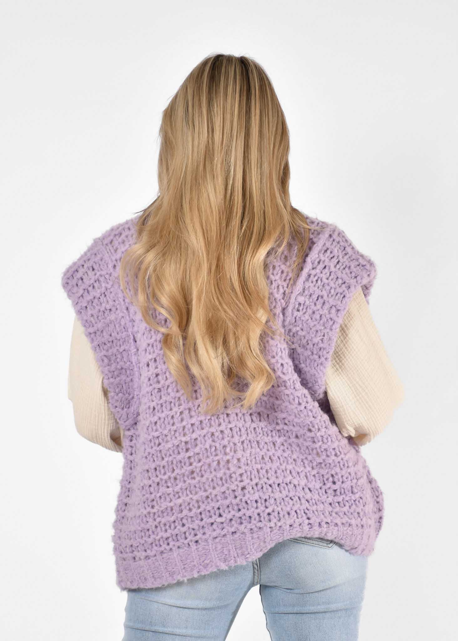 Marie gilet lila