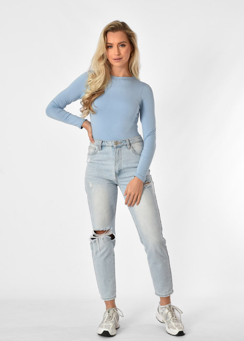 Nikki body lichtblauw