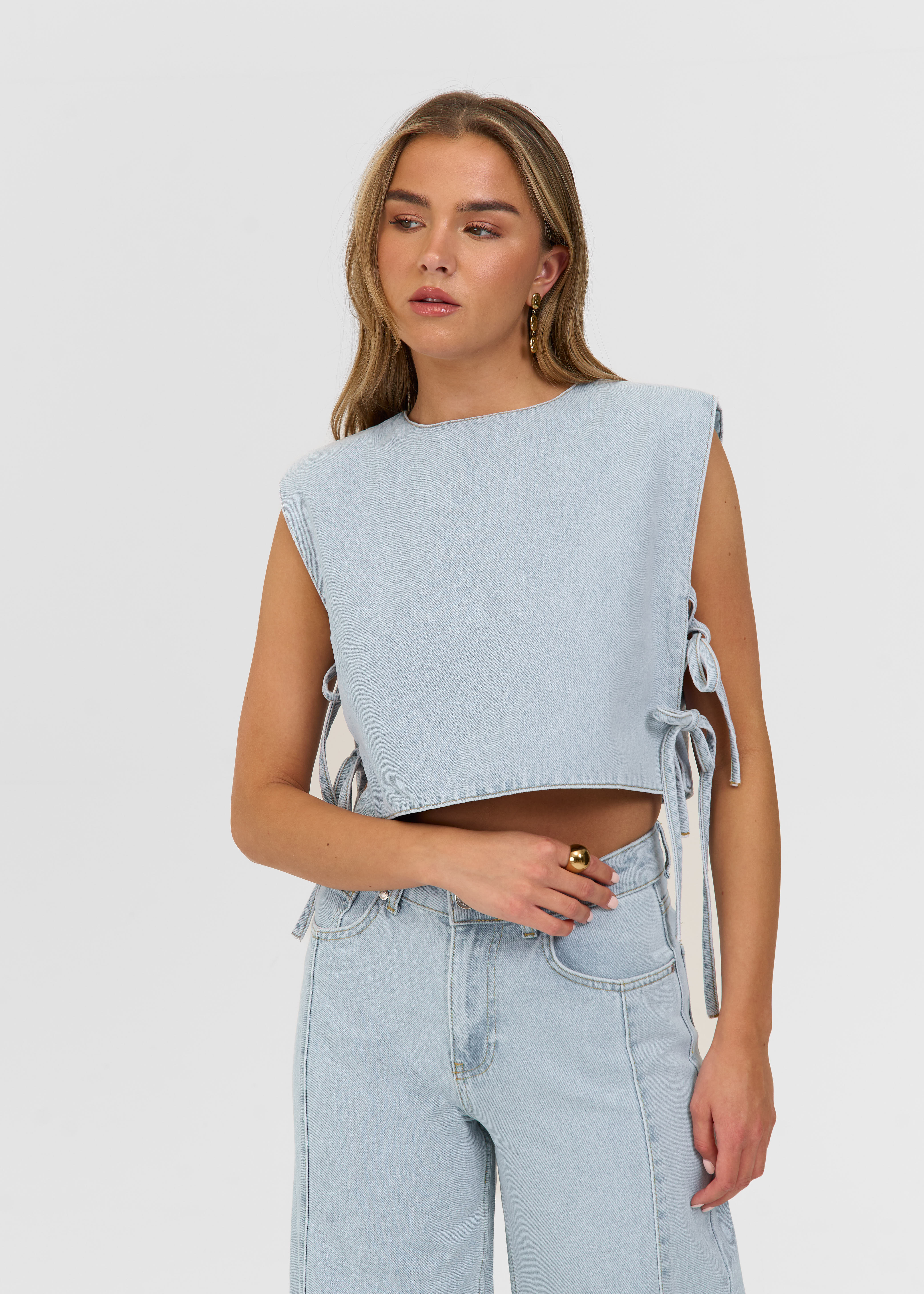 Izzy denim top