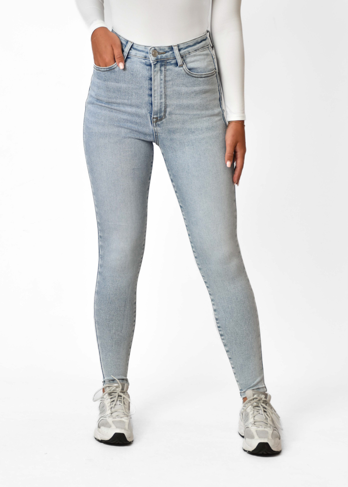 Skinny jeans sky blauw