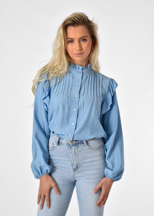 Julie blouse blauw