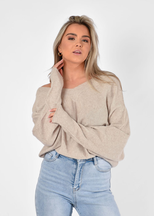 Ellen trui beige