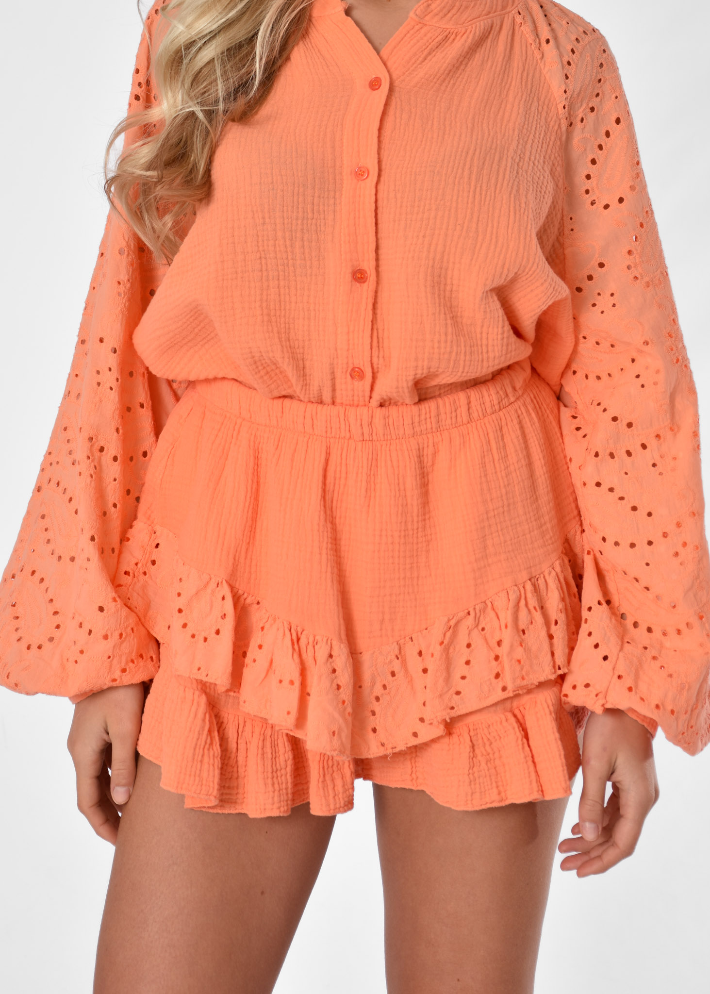 Roxy blouse oranje