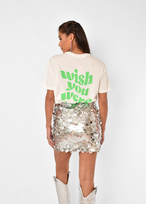 Wish t-shirt wit