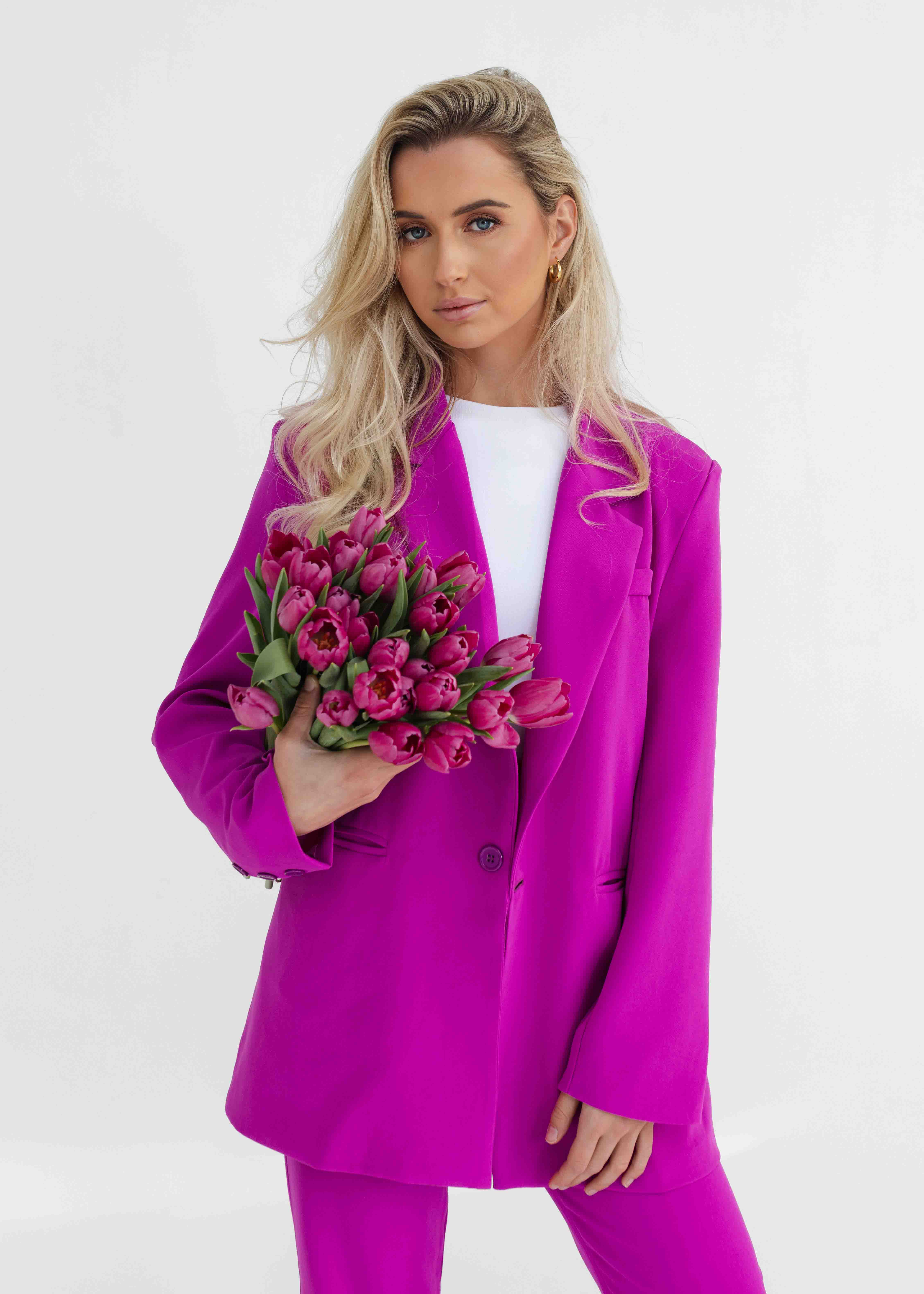 Yara blazer paars