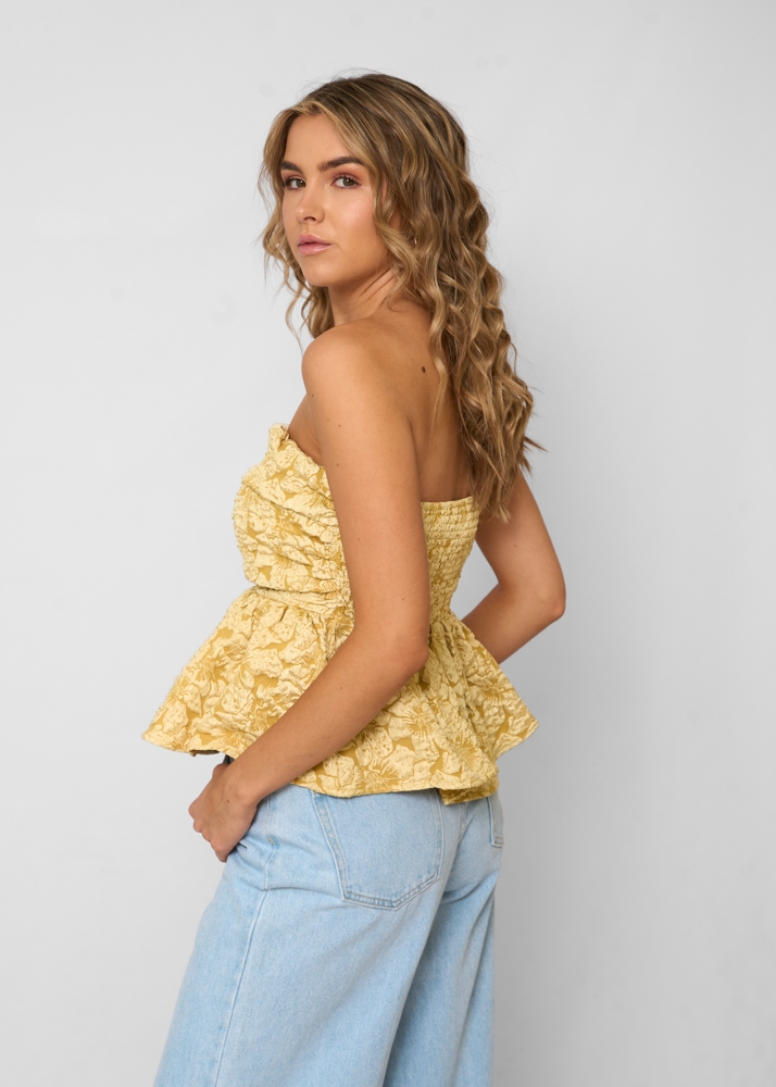 Puck top met structuur