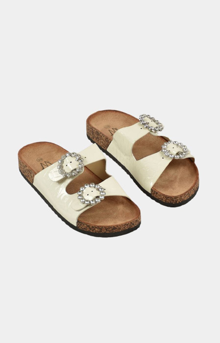 Puck slippers wit