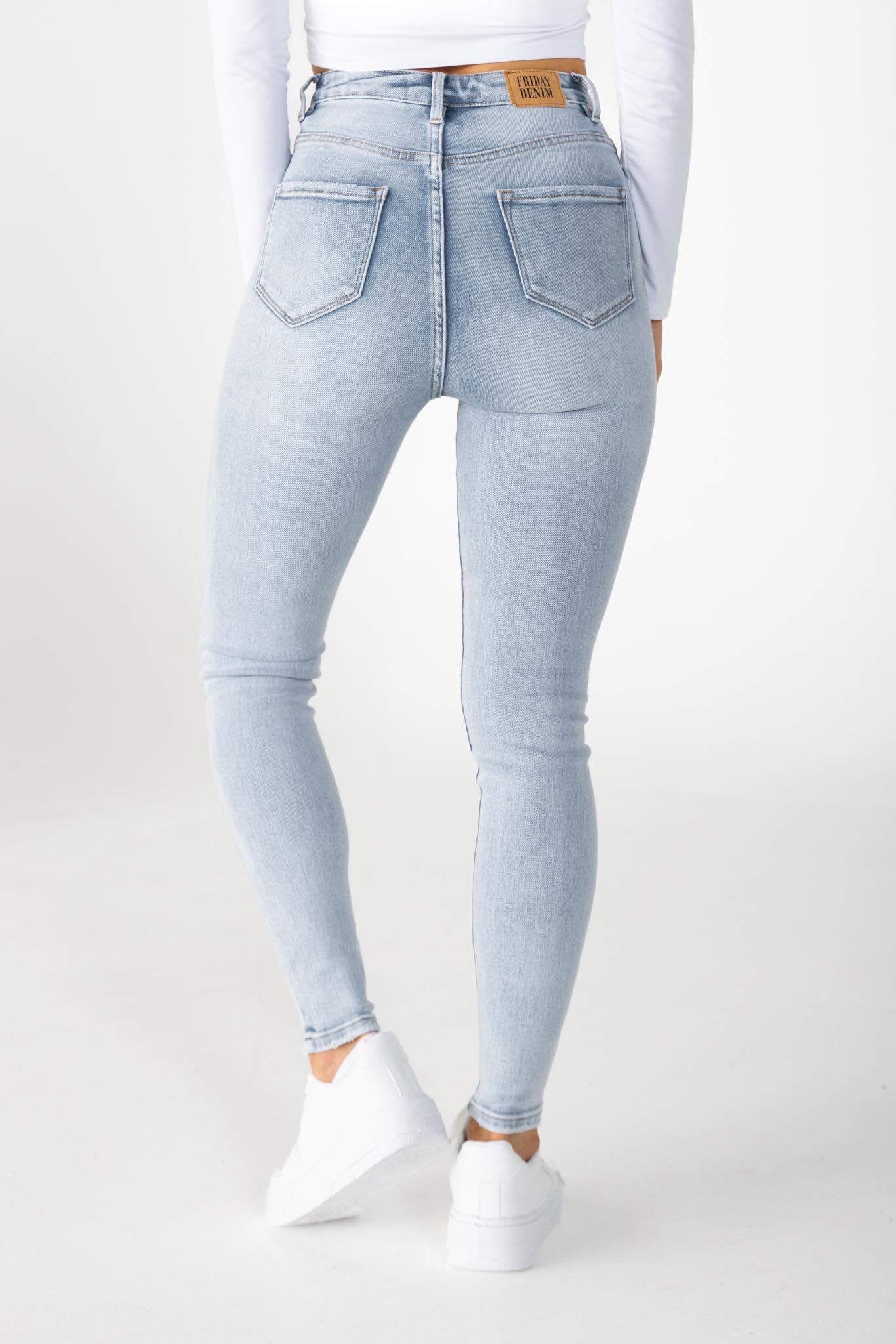 Skinny jeans blauw