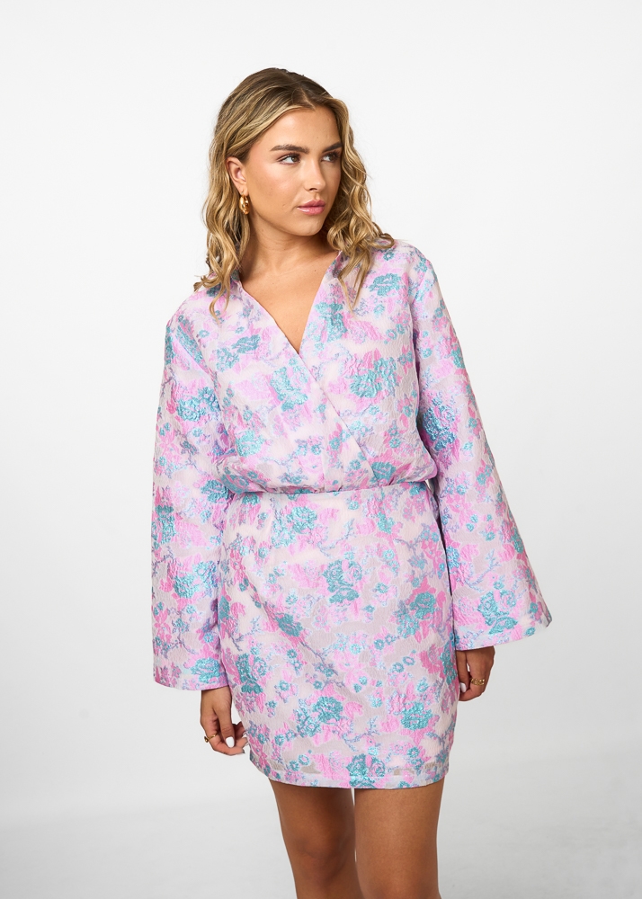 Annemijn jacquard jurk