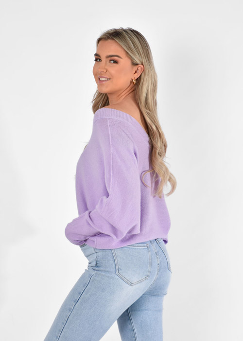 Ellen trui lila 