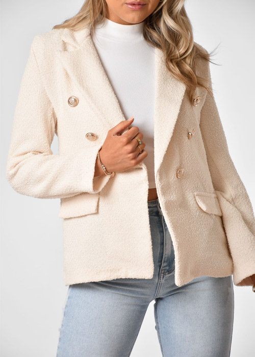 Romee blazer creme