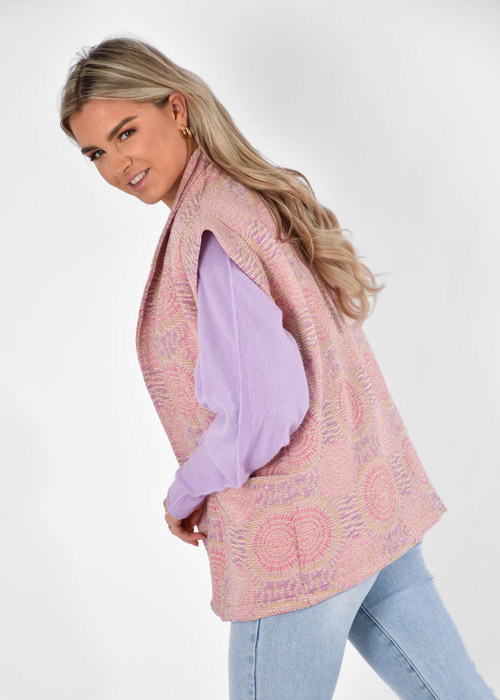 Manon gilet roze