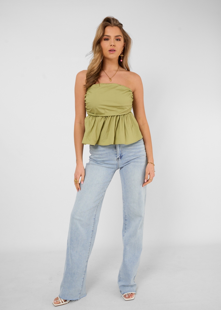 Puck top groen