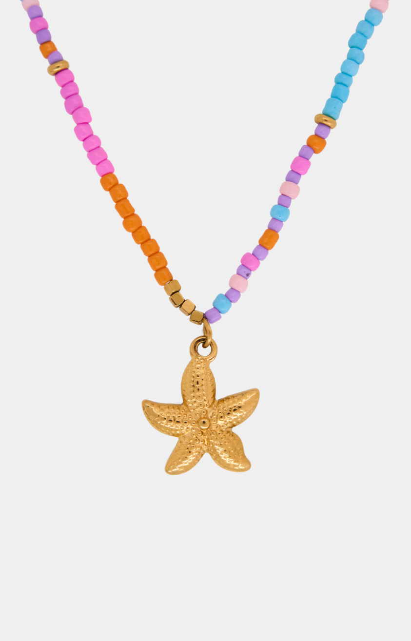 Sterre ketting goud