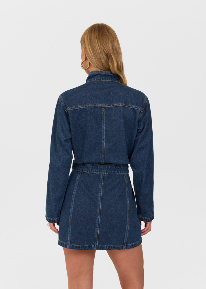Iconic denim dress