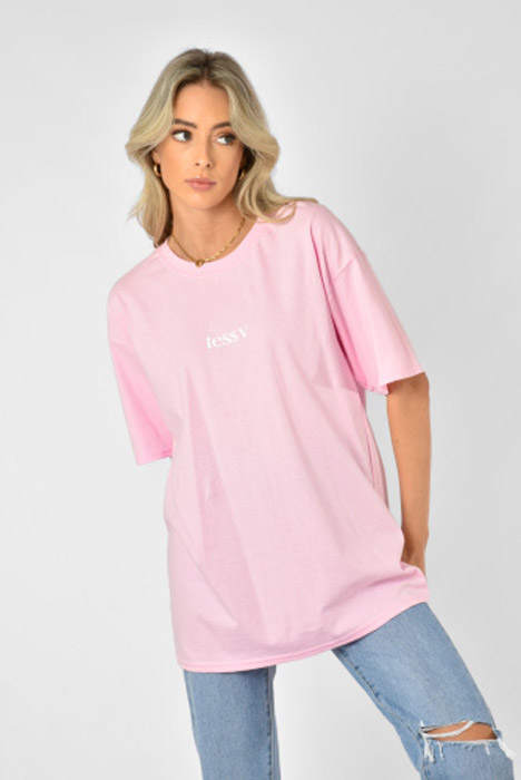 Brand t-shirt roze