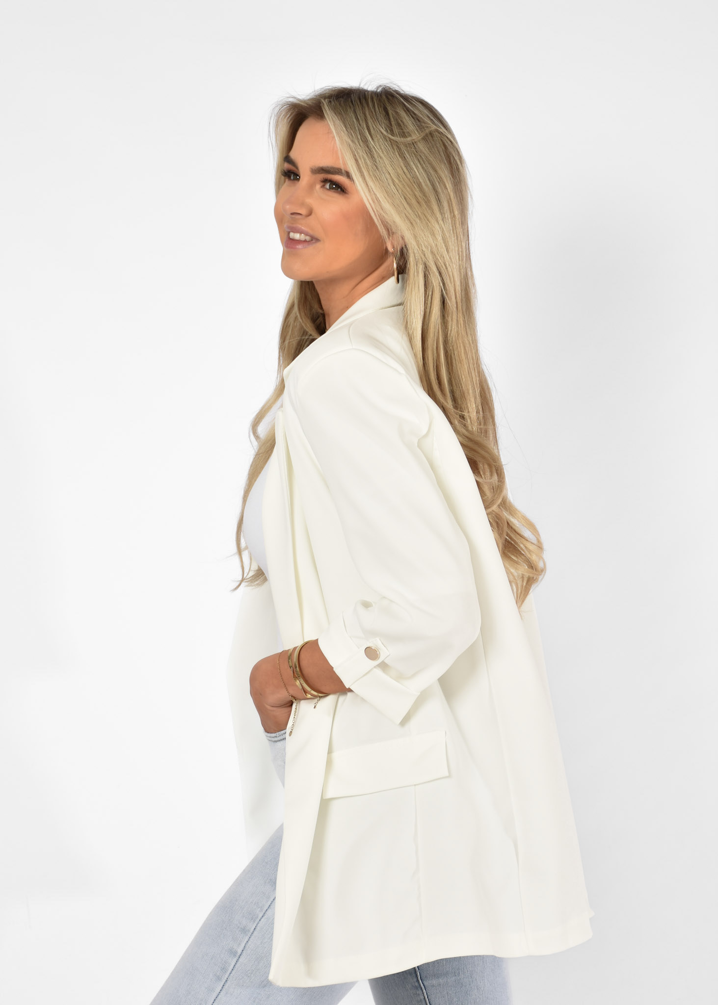 Carlijn blazer wit