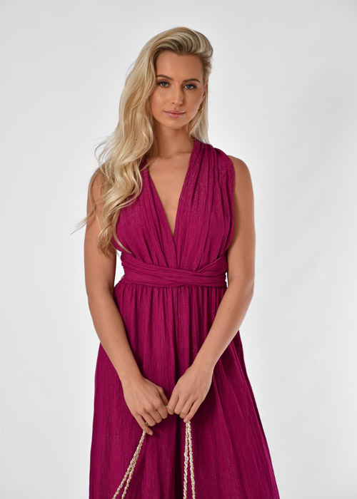 Vera jumpsuit cerise 