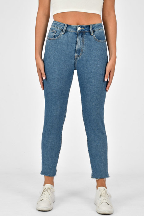 Nienke mom jeans blue