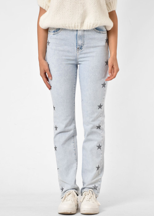 Mila straight leg blauw