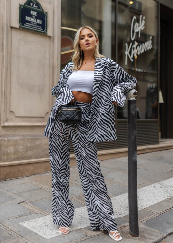 Myrthe zebra pantalon