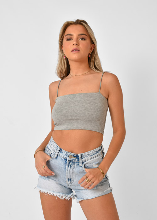 Denise top grey