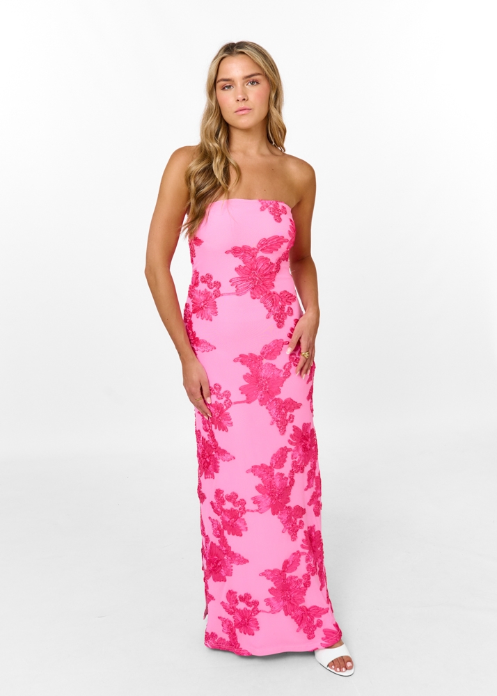 Marell maxi jurk roze