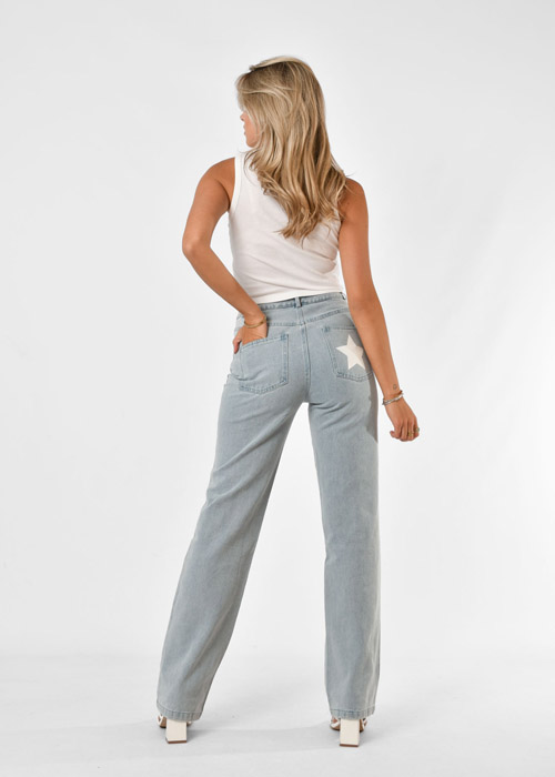 Ster jeans straight blauw