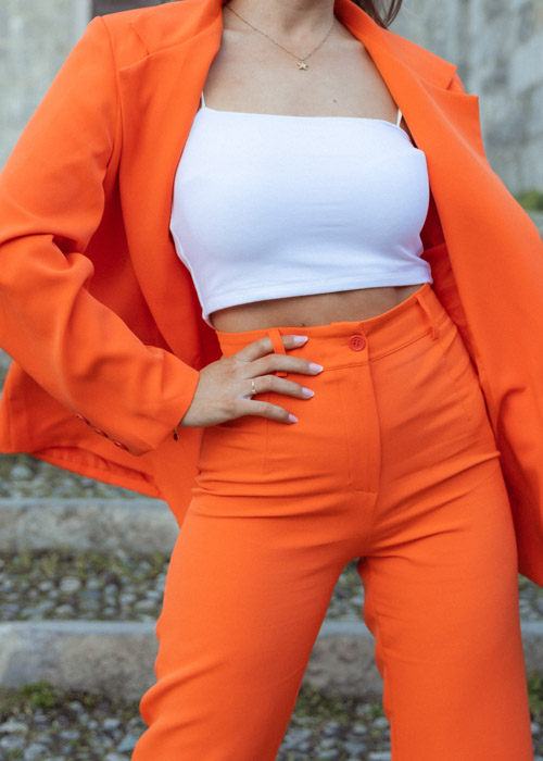 Yara blazer oranje