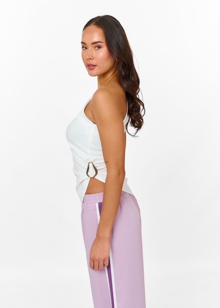 Bodi one shoulder top | wit | S | 264795-wit-S