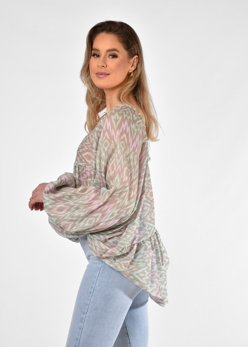 Kira top groen